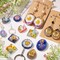 LET'S RESIN Cabochon Gems Resin Molds, 36 Cavities Thicker&Shiny UV Resin Molds Jewelry with 16 pcs Pendant Trays, Epoxy Molds for Beginner, jewelry making kits for Pendant,Earrings,Necklace,Keychains